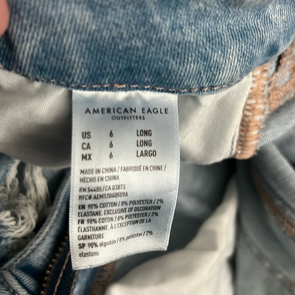 American Eagle curvy  Hi Rise Jegging size 6